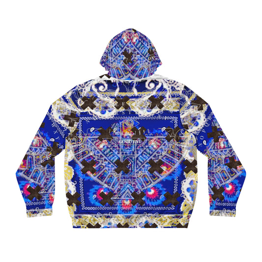 Full-Zip Hoodie - Tacky Encrypted Design Qujia