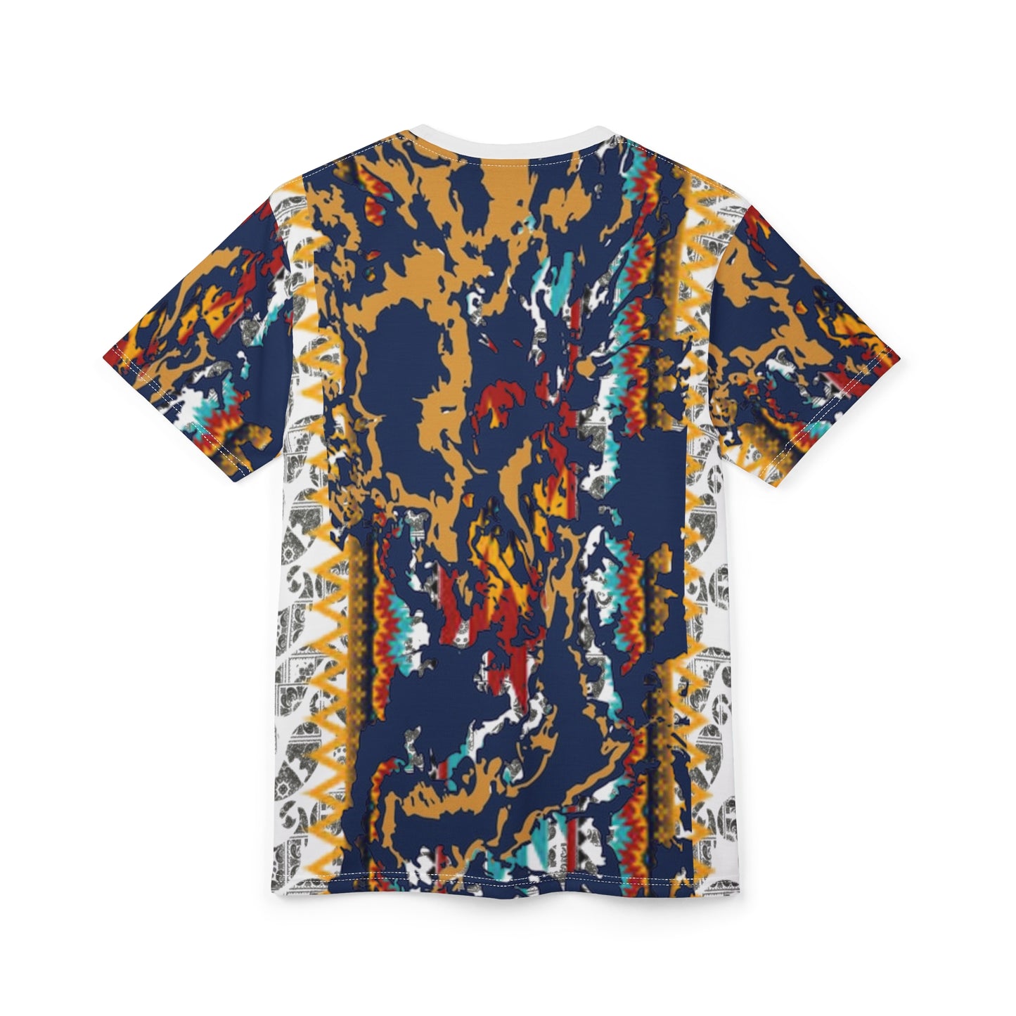 Bohemian Graphic Tee, Unique Art T-Shirt, Unisex AOP Shirt, Festival Top, Colorful Casual Wear, Gift for Friends