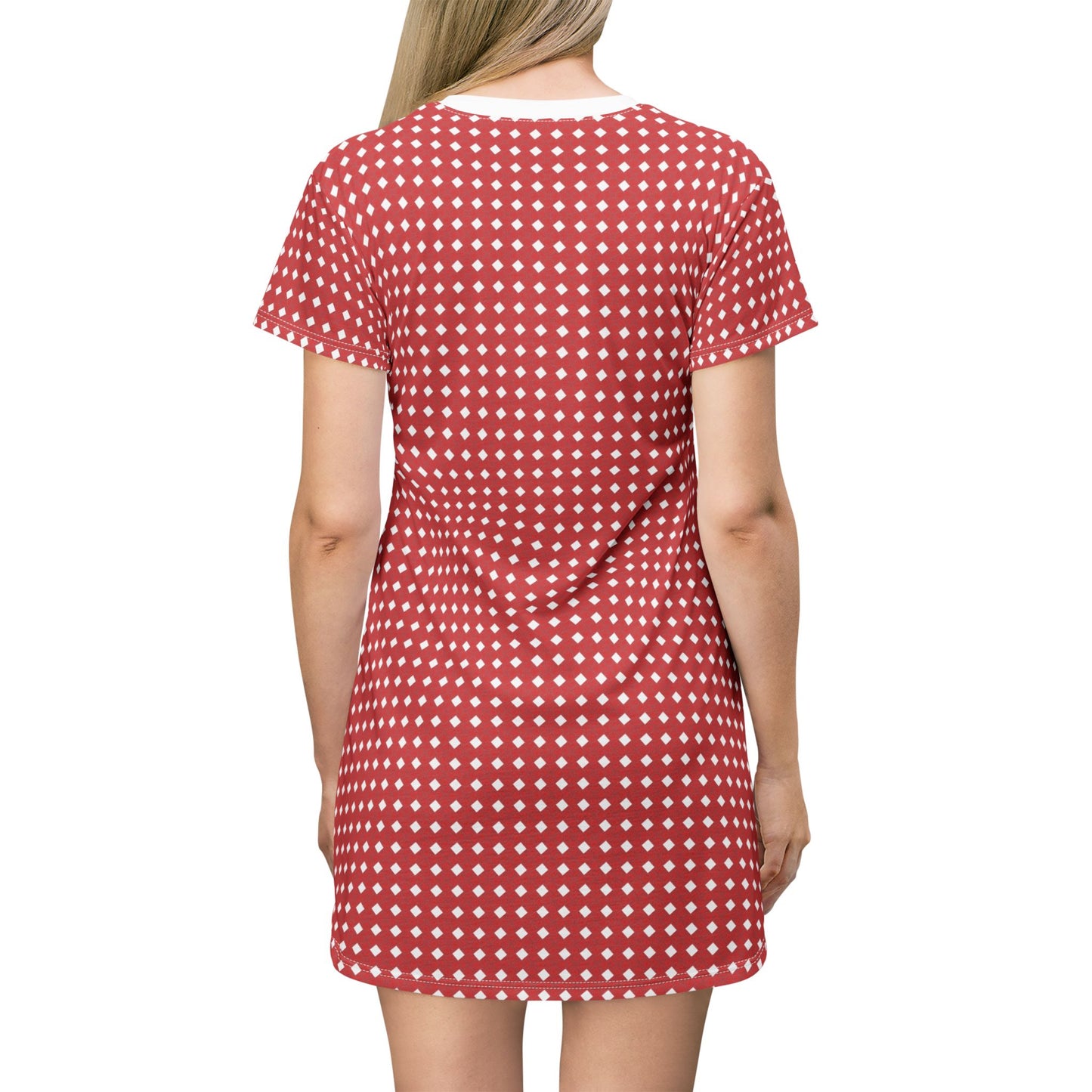 Poka dot T-Shirt Dress (AOP)