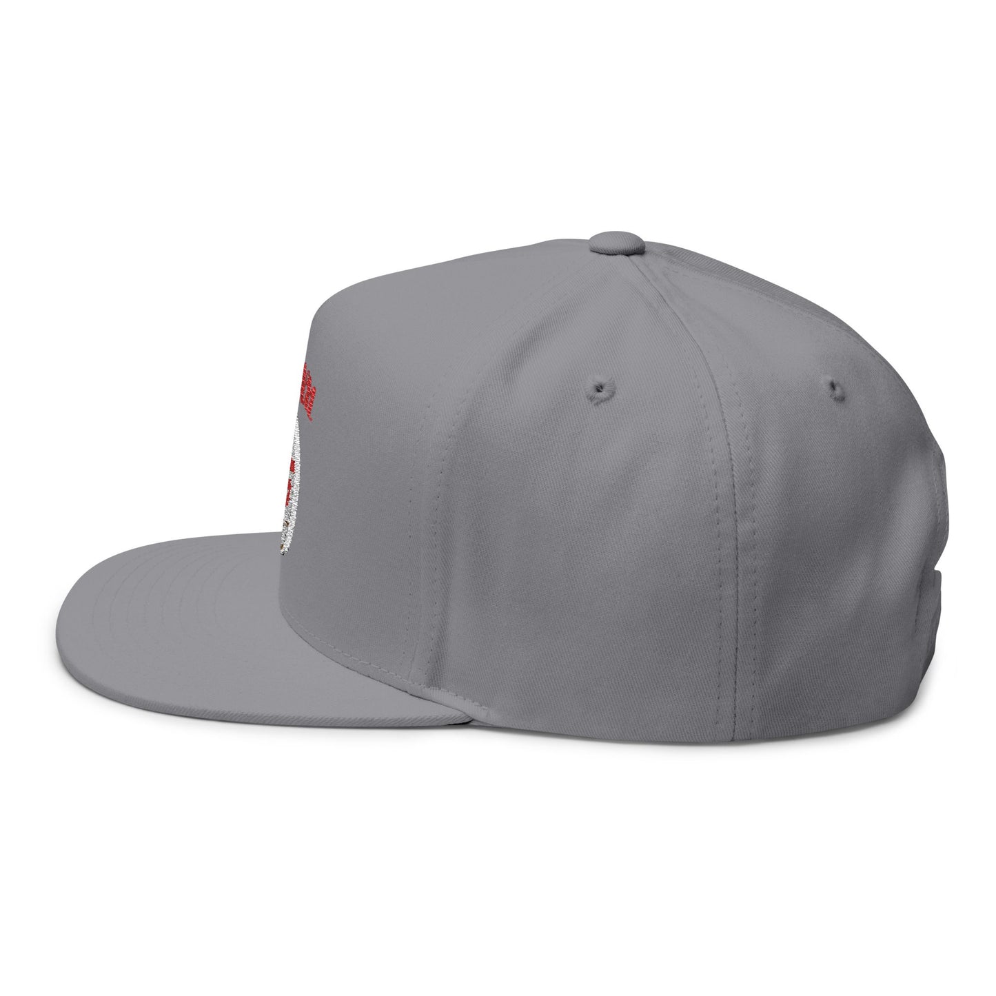 Embroidered Flat Bill Cap - Original 05, Stylish Baseball Hat, Trendy Fashion Accessory, Gift for Him, Streetwear Essential