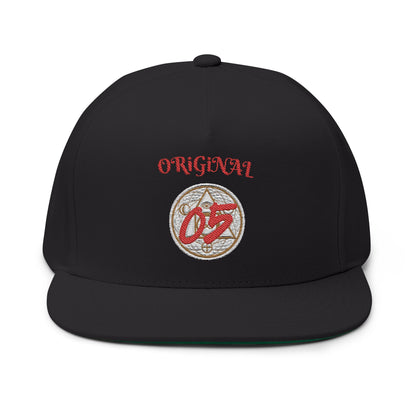 Embroidered Flat Bill Cap - Original 05, Stylish Baseball Hat, Trendy Fashion Accessory, Gift for Him, Streetwear Essential