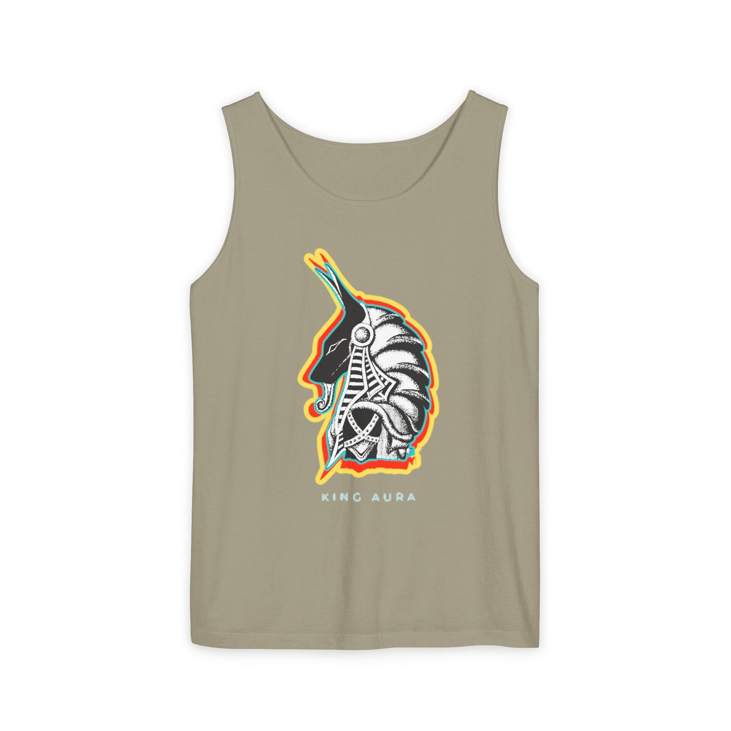 Unisex Garment-Dyed Tank Top with Vibrant Native American Inspired Design | Bohemian Summer Wear, Casual T-Shirt Alternative, Festival [...]