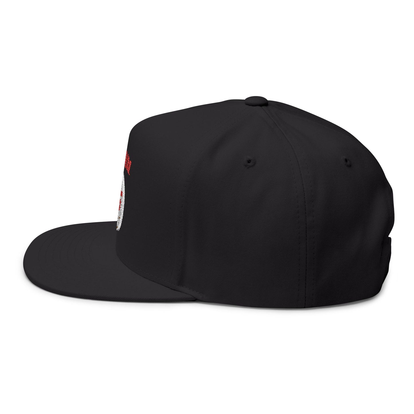 Embroidered Flat Bill Cap - Original 05, Stylish Baseball Hat, Trendy Fashion Accessory, Gift for Him, Streetwear Essential