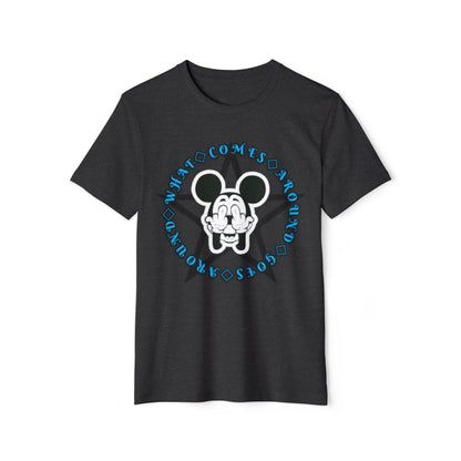 Graphic T-Shirt Bad Mickey Mouse Flipping the Bird Unisex Recycled Organic