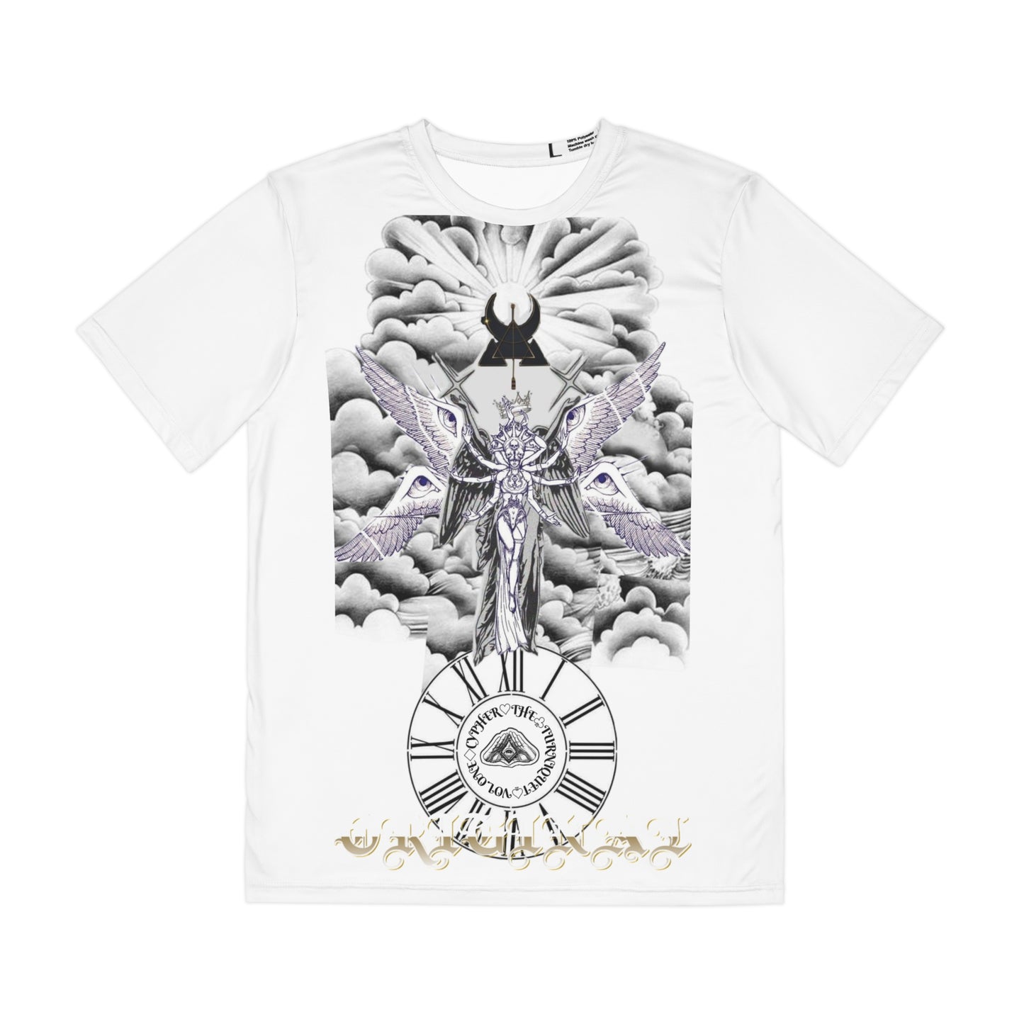 Angelic Clock- the Encrypted Collection designer t shirts by original-taste