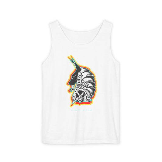 Unisex Garment-Dyed Tank Top with Vibrant Native American Inspired Design | Bohemian Summer Wear, Casual T-Shirt Alternative, Festival [...]