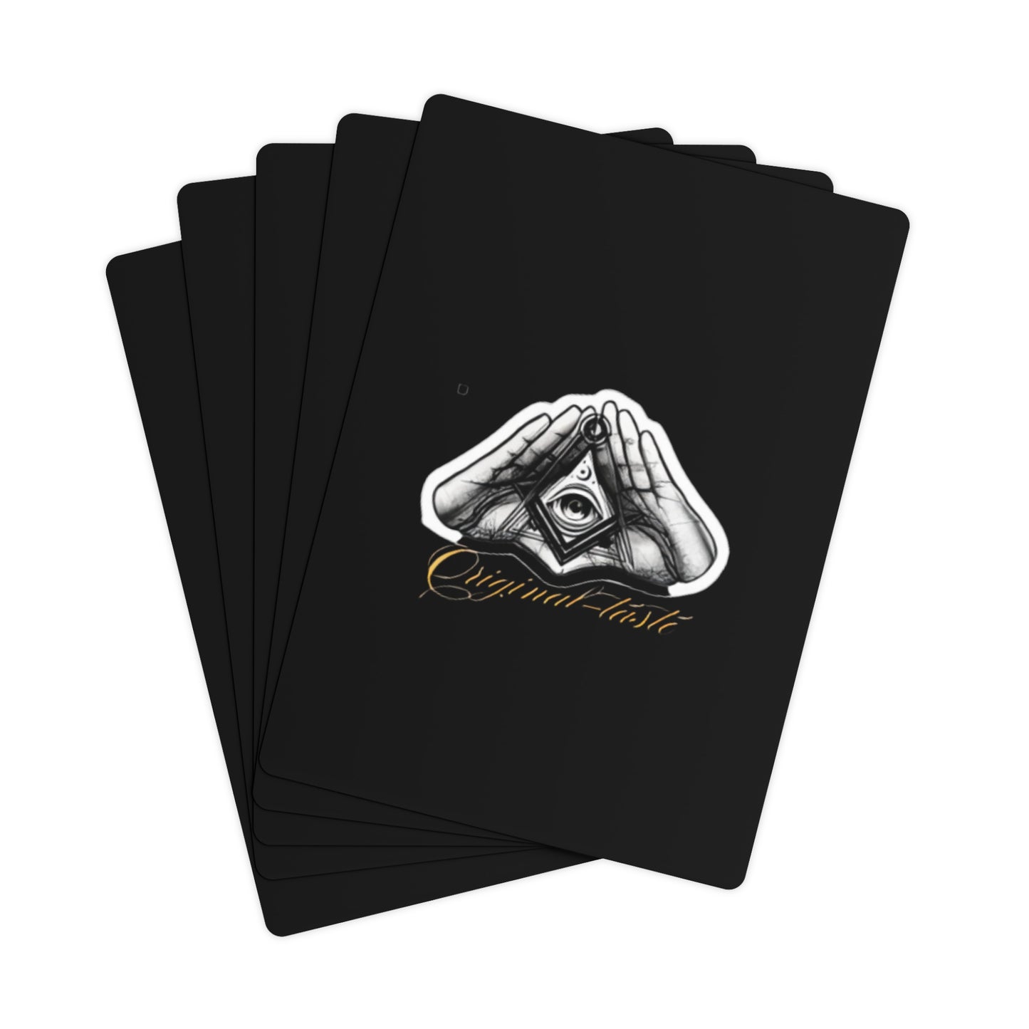 Cartomancy Poker Cards - Original-Taste Logo, Bright White