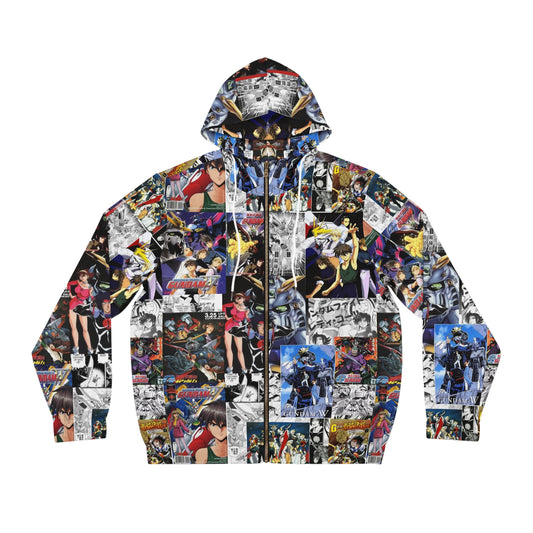 Gundam original taste Men's Full-Zip Hoodie (AOP)
