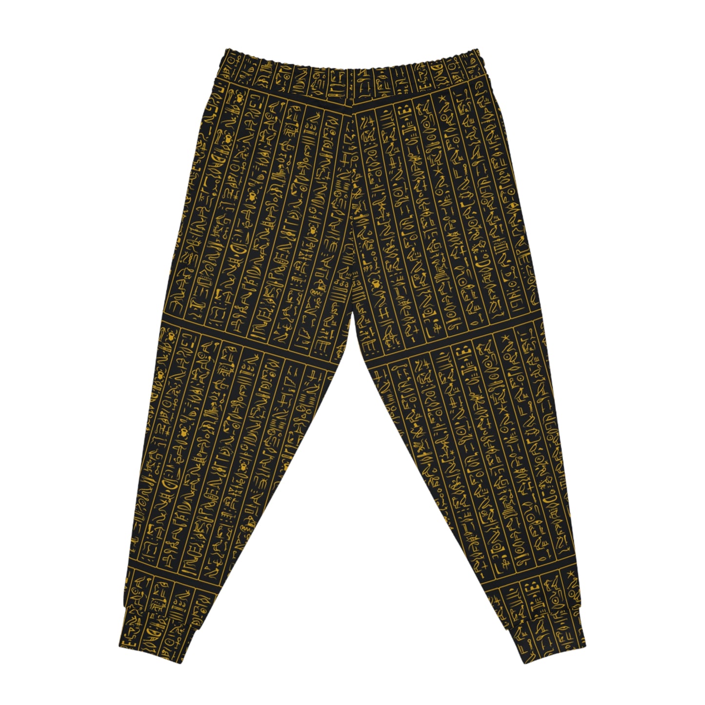 Gold Script Athletic Joggers for Fitness & Leisure