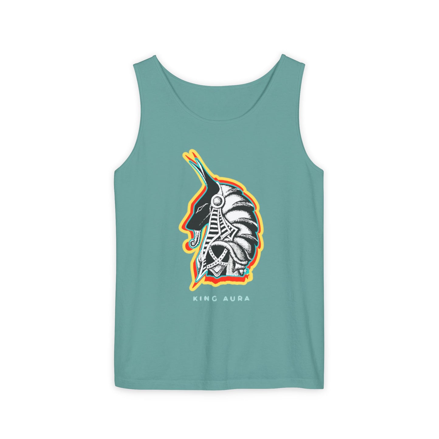 Unisex Garment-Dyed Tank Top with Vibrant Native American Inspired Design | Bohemian Summer Wear, Casual T-Shirt Alternative, Festival [...]