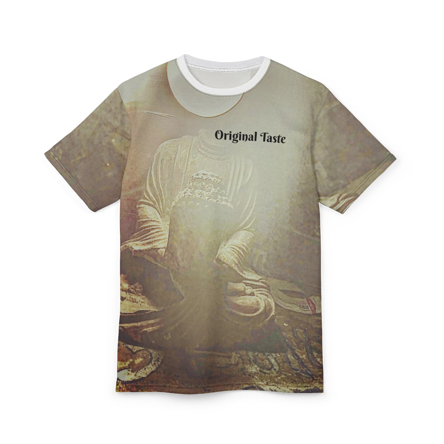 Original taste "godly" Unisex Cut & Sew Tee (AOP)