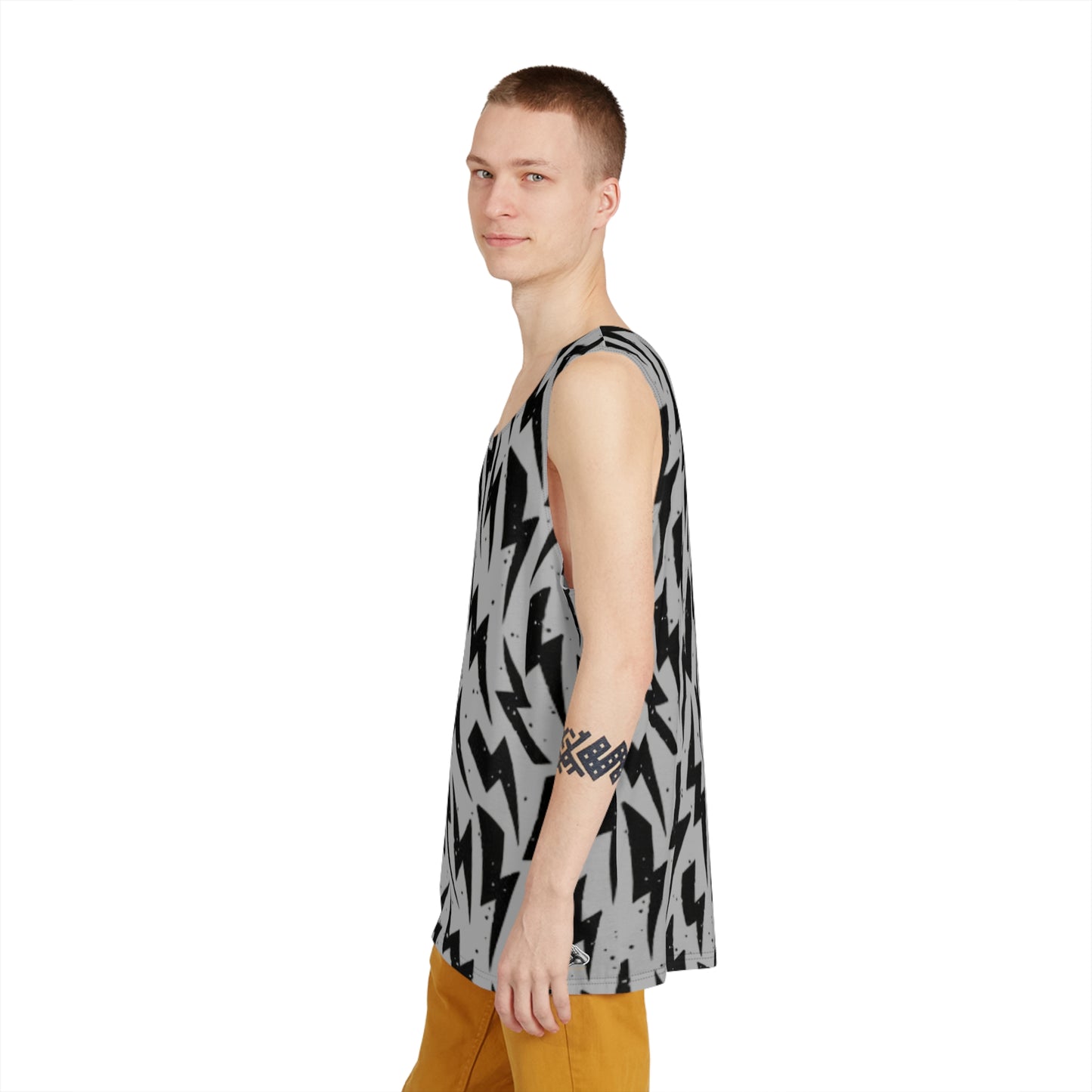 Tank Top with Lighting Stripes Logo - Men's Tank