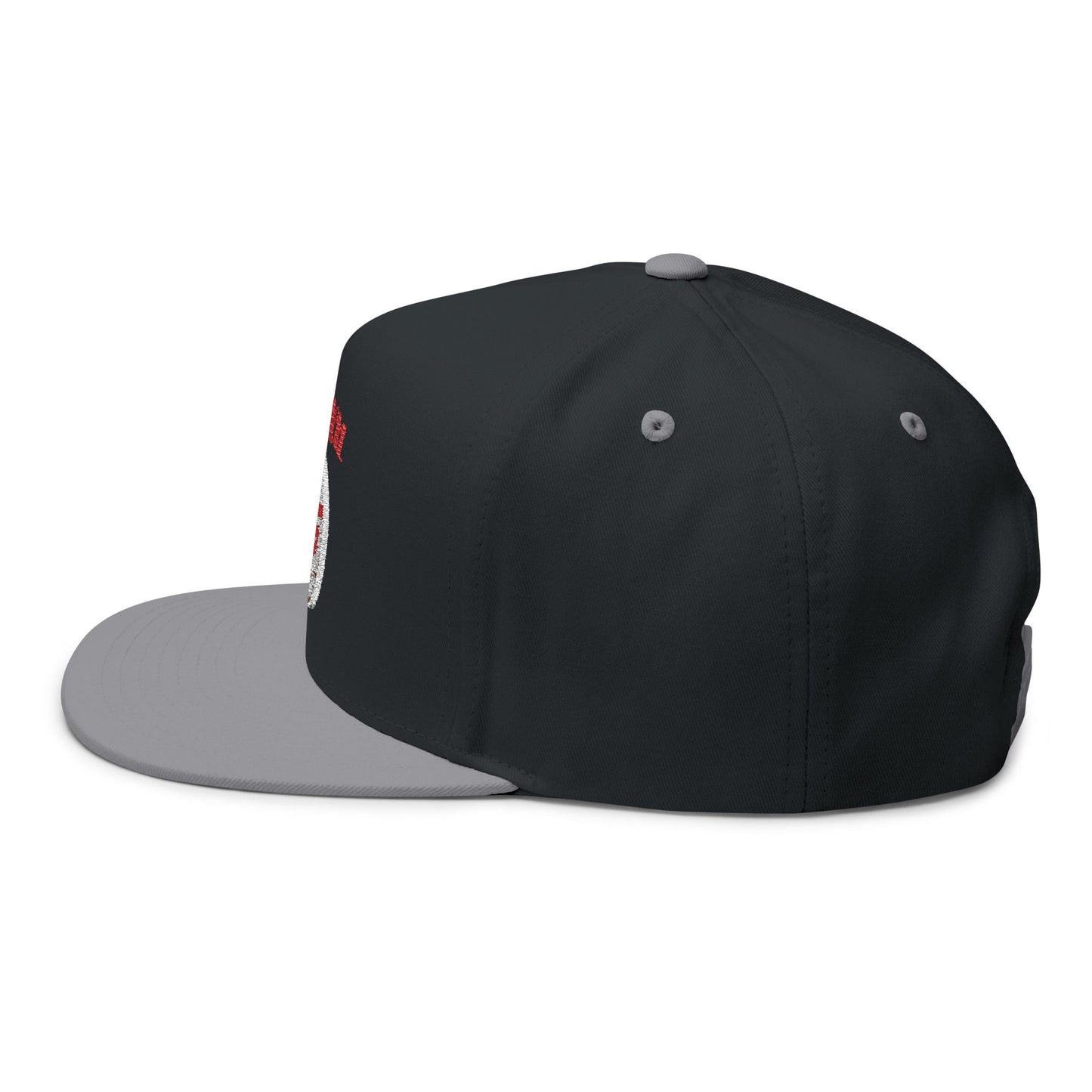 Embroidered Flat Bill Cap - Original 05, Stylish Baseball Hat, Trendy Fashion Accessory, Gift for Him, Streetwear Essential