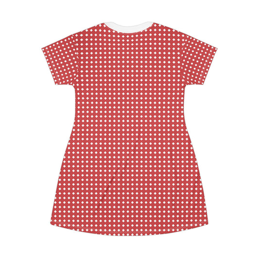 Poka dot T-Shirt Dress (AOP)
