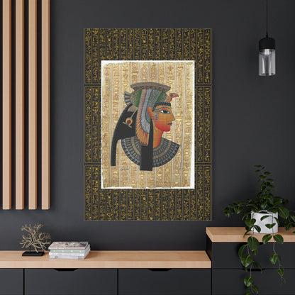 Egyptian Queen Matte Canvas Wall Art - Stretched 1.25"