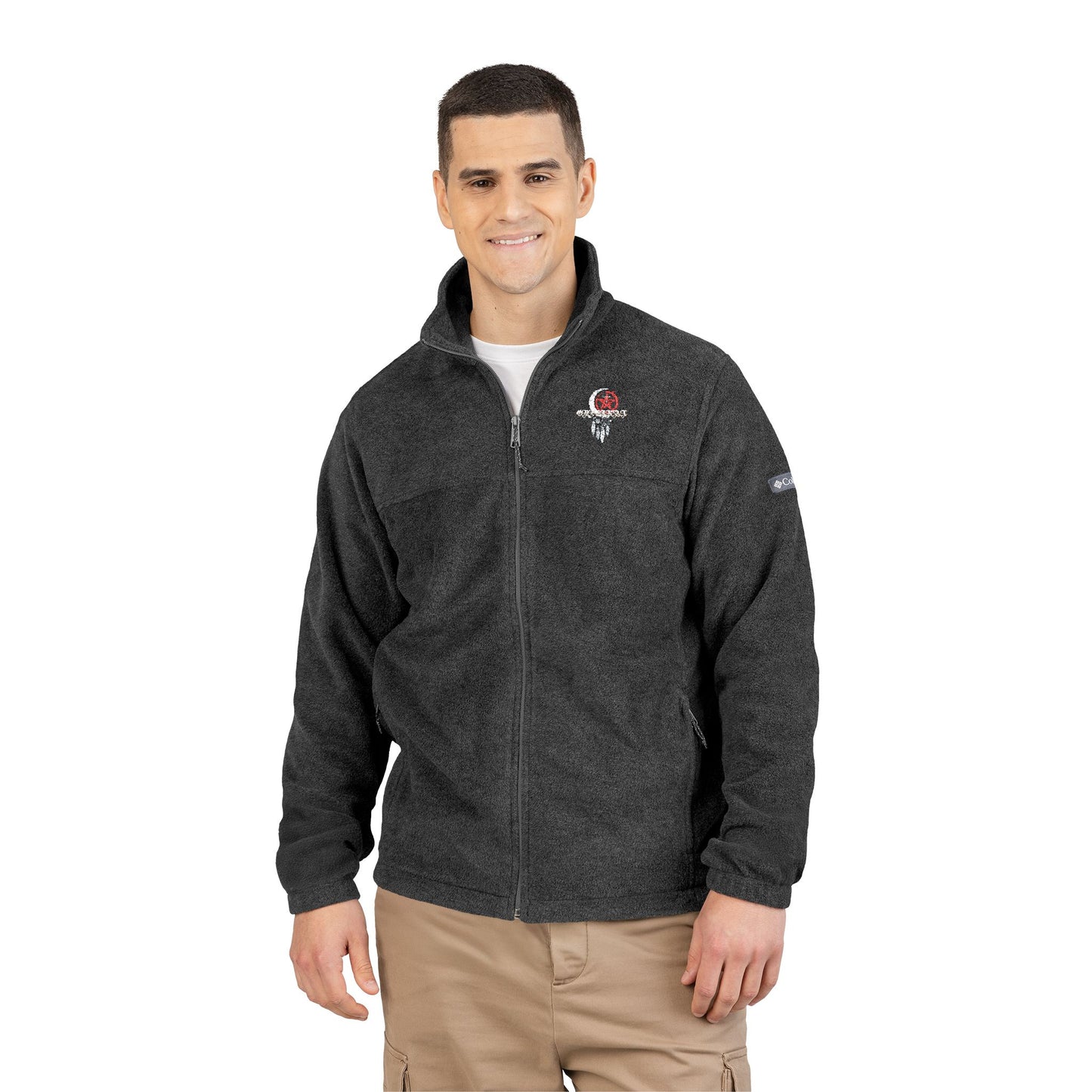 Embroidered Columbia Fleece Jacket
