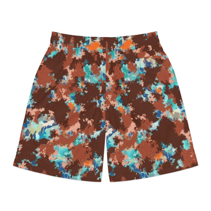 Colorful Men's Jogger Shorts - Casual Summer Style, BeachWear, Loungewear, Sporty Shorts, Vacation Outfit