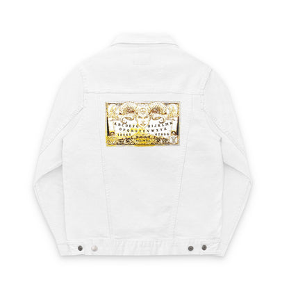 Stylish Embroidered Unisex Denim Jacket, Casual Wear, Summer Layering, Unique Gift, Festival Style