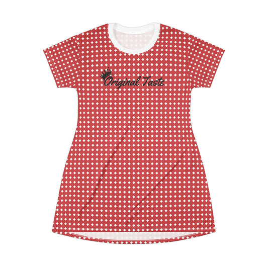 Poka dot T-Shirt Dress (AOP)