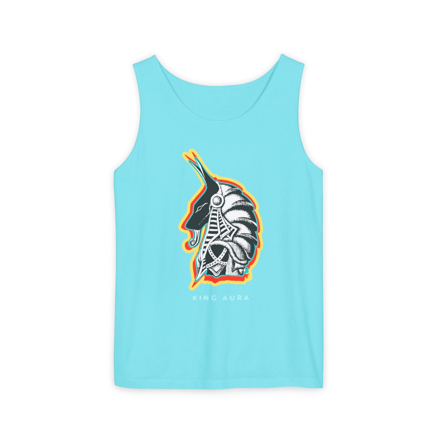 Unisex Garment-Dyed Tank Top with Vibrant Native American Inspired Design | Bohemian Summer Wear, Casual T-Shirt Alternative, Festival [...]