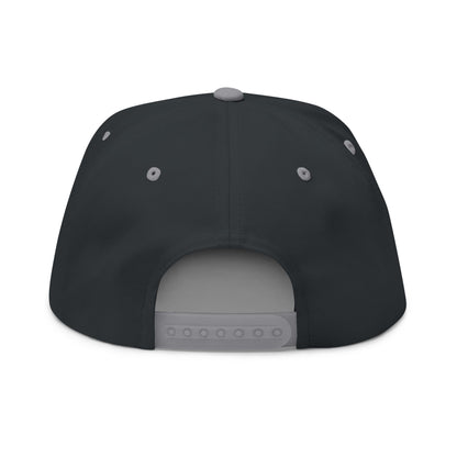 Embroidered Flat Bill Cap - Original 05, Stylish Baseball Hat, Trendy Fashion Accessory, Gift for Him, Streetwear Essential