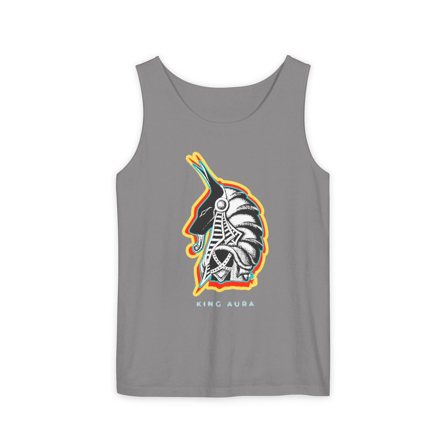 Unisex Garment-Dyed Tank Top with Vibrant Native American Inspired Design | Bohemian Summer Wear, Casual T-Shirt Alternative, Festival [...]