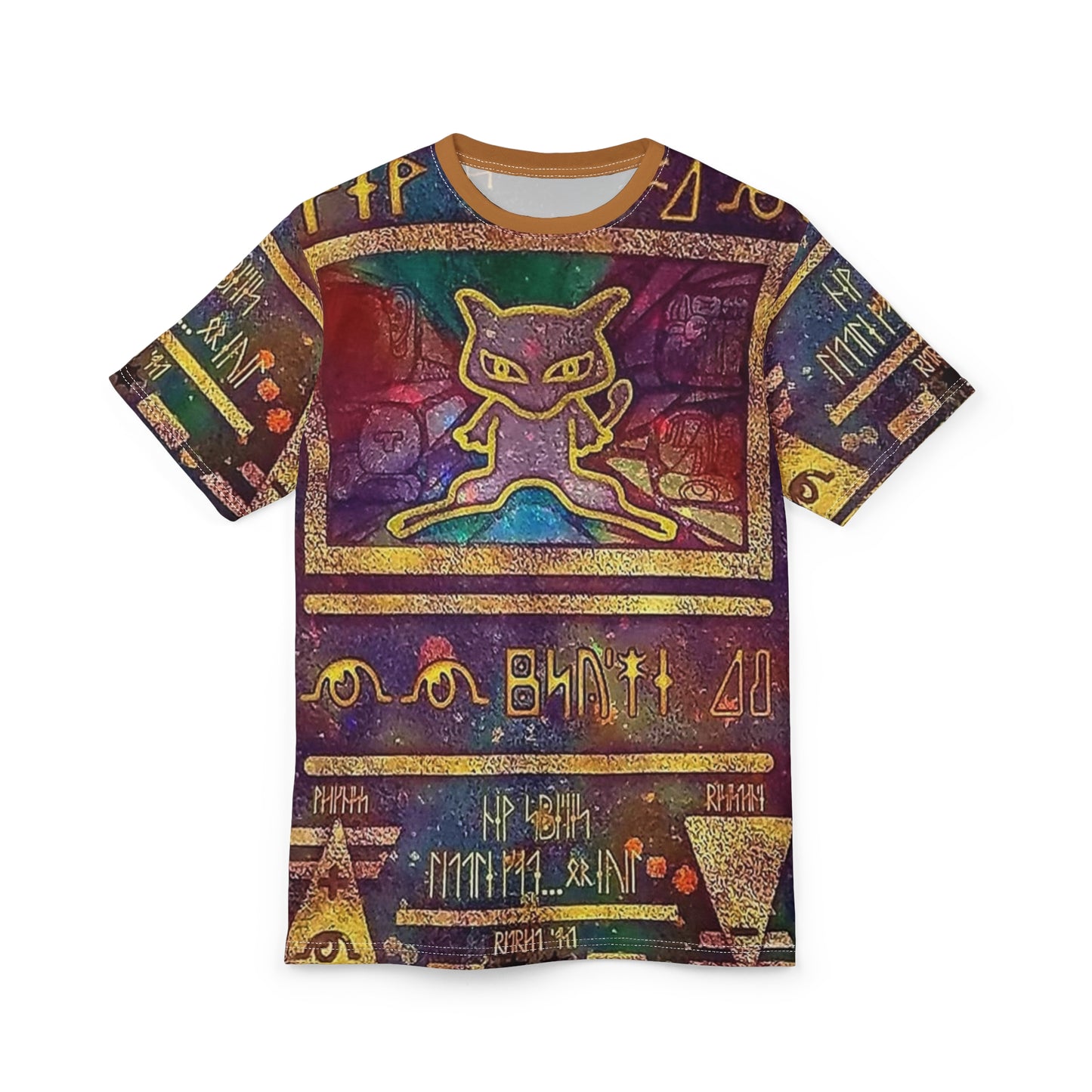 Mystical Vibes Unisex Cut & Sew Tee - Colorful Graphic Tee with Unique Design