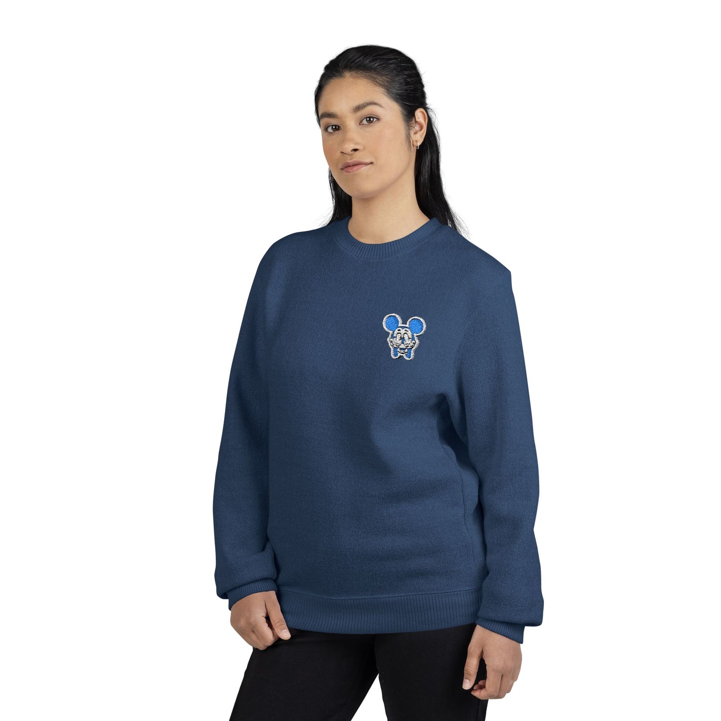 Embroidered Bad Mickey Mouse Sweatshirt