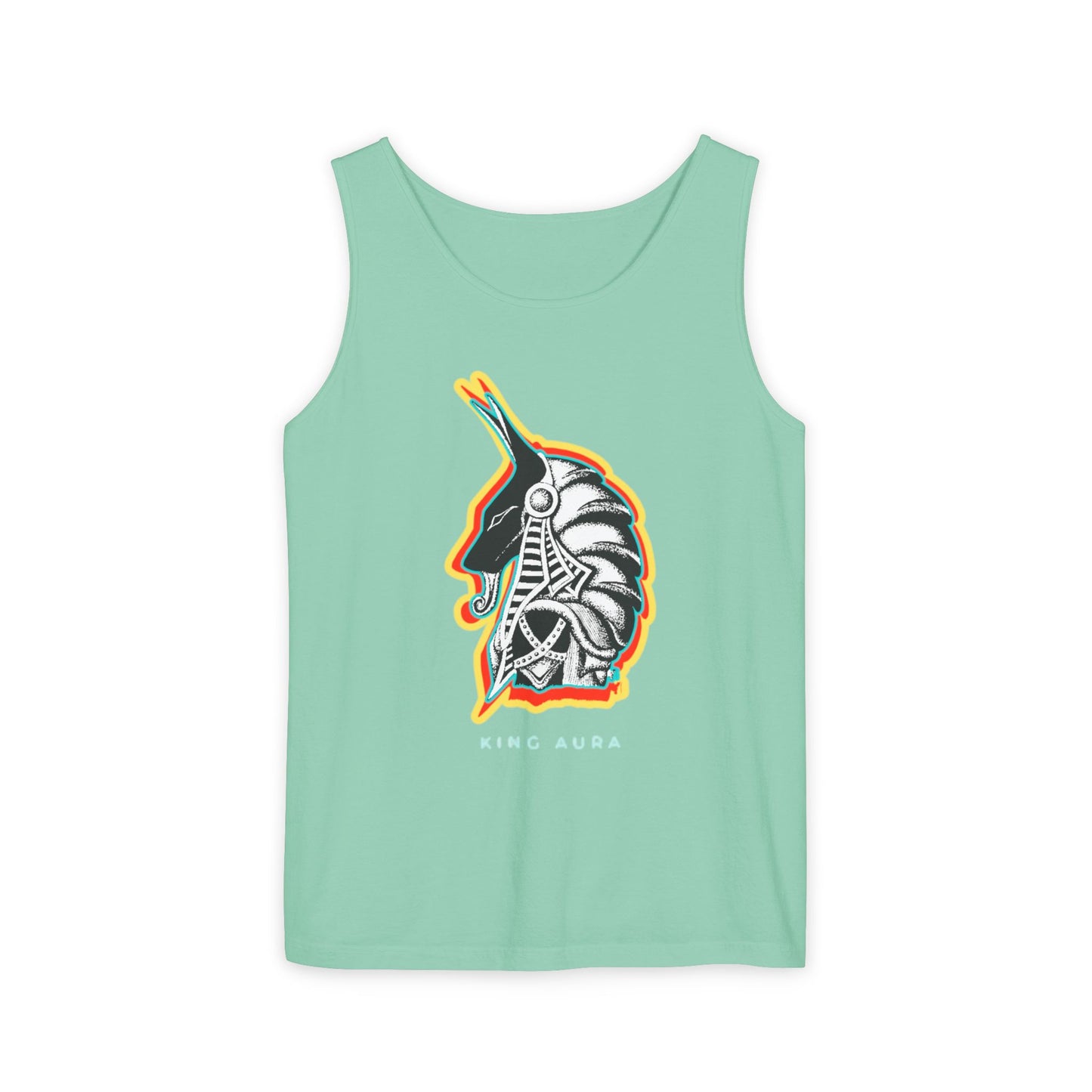 Unisex Garment-Dyed Tank Top with Vibrant Native American Inspired Design | Bohemian Summer Wear, Casual T-Shirt Alternative, Festival [...]