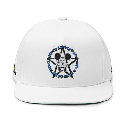 Flat Bill Cap - Hickey Mouse at Omega Fun House Embroidered Hat