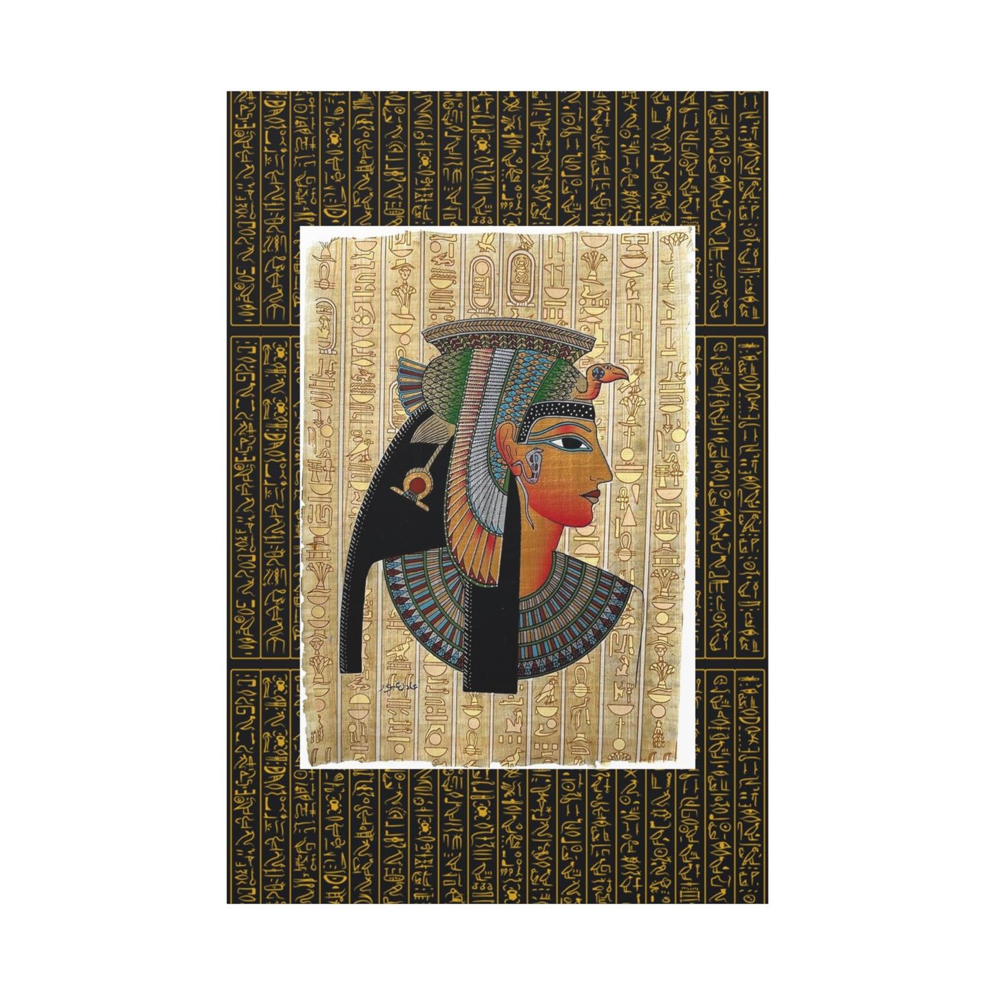 Egyptian Queen Matte Canvas Wall Art - Stretched 1.25"