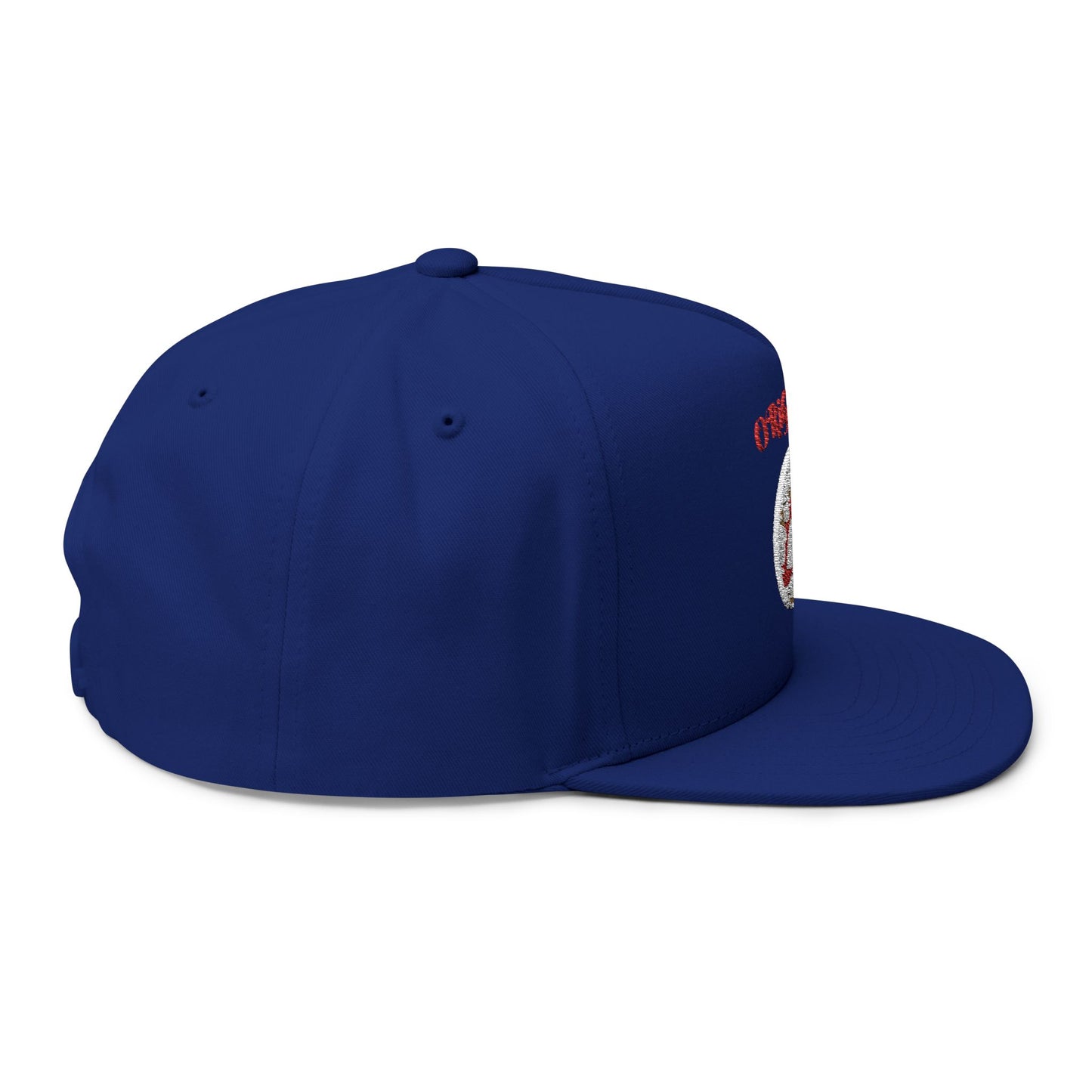Embroidered Flat Bill Cap - Original 05, Stylish Baseball Hat, Trendy Fashion Accessory, Gift for Him, Streetwear Essential