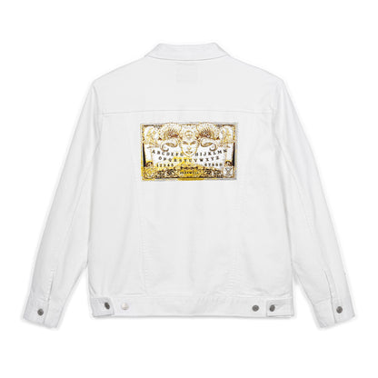 Stylish Embroidered Unisex Denim Jacket, Casual Wear, Summer Layering, Unique Gift, Festival Style