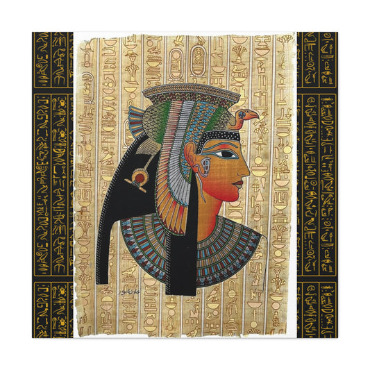 Egyptian Queen Matte Canvas Wall Art - Stretched 1.25"