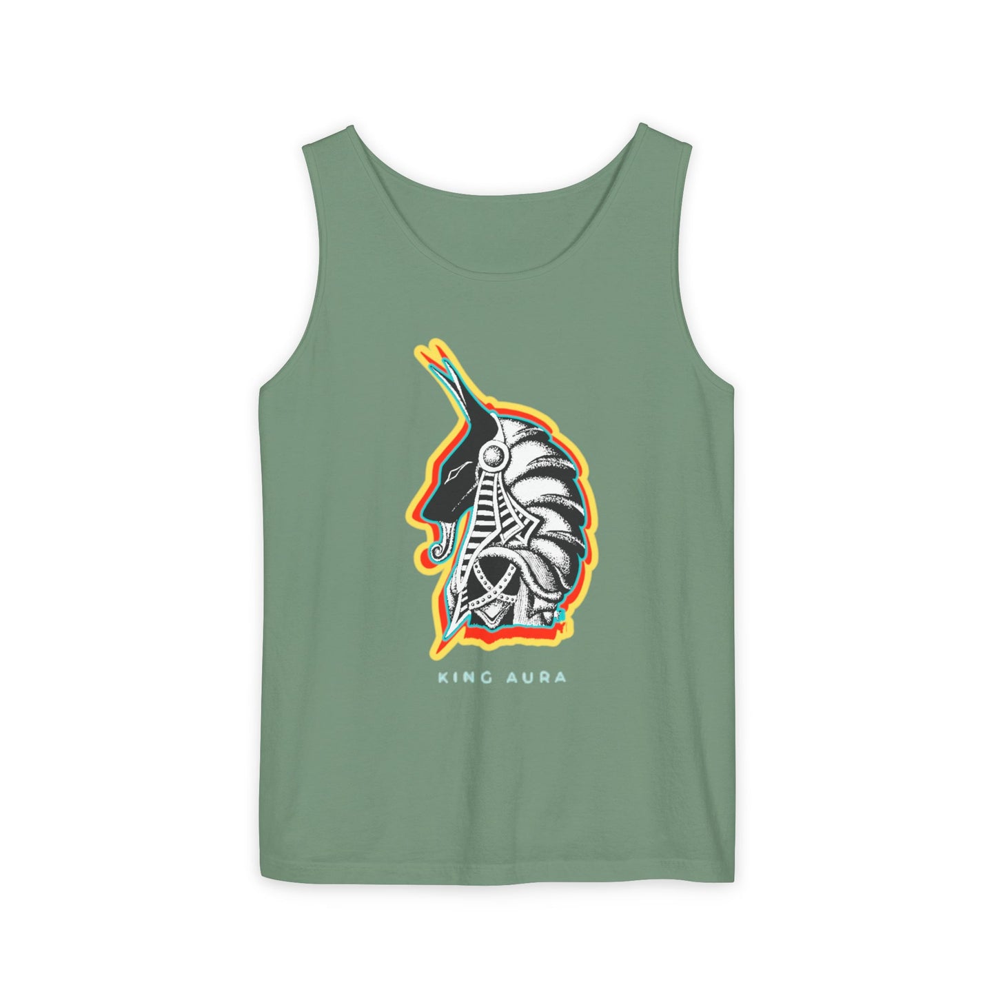Unisex Garment-Dyed Tank Top with Vibrant Native American Inspired Design | Bohemian Summer Wear, Casual T-Shirt Alternative, Festival [...]