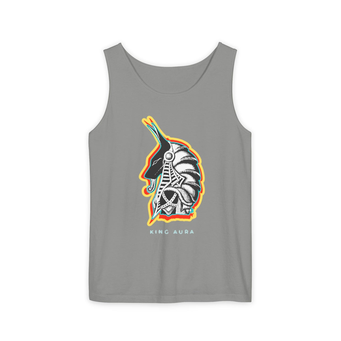 Unisex Garment-Dyed Tank Top with Vibrant Native American Inspired Design | Bohemian Summer Wear, Casual T-Shirt Alternative, Festival [...]
