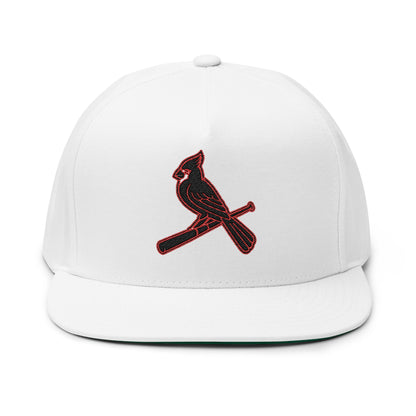 Stylish Embroidered Flat Bill Cap | Trendy Snapback Hat, Sports Team Gear, Gift for Him, Casual Summer Accessory, Customizable Embroidery