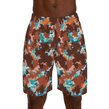 Colorful Men's Jogger Shorts - Casual Summer Style, BeachWear, Loungewear, Sporty Shorts, Vacation Outfit