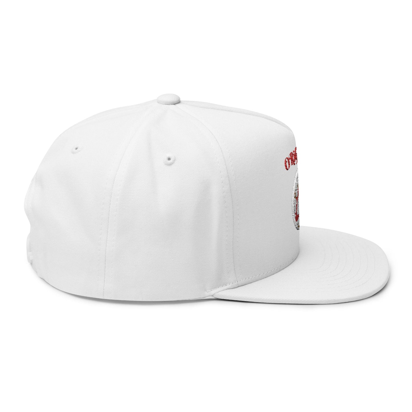 Embroidered Flat Bill Cap - Original 05, Stylish Baseball Hat, Trendy Fashion Accessory, Gift for Him, Streetwear Essential