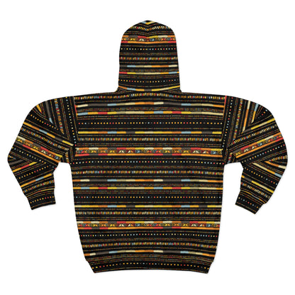 Original-taste Tribal Zip Hoodie