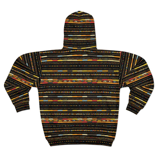 Original-taste Tribal Zip Hoodie