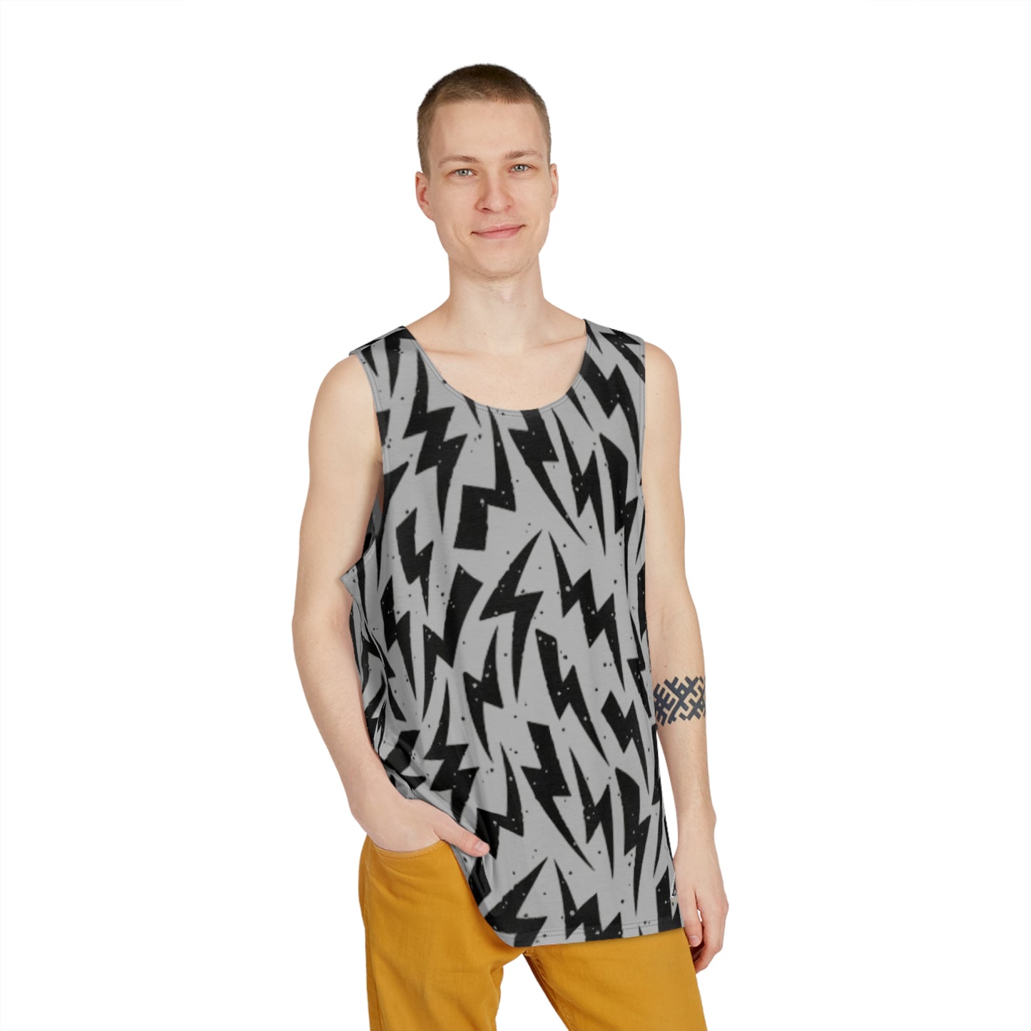 Tank Top with Lighting Stripes Logo - Men's Tank