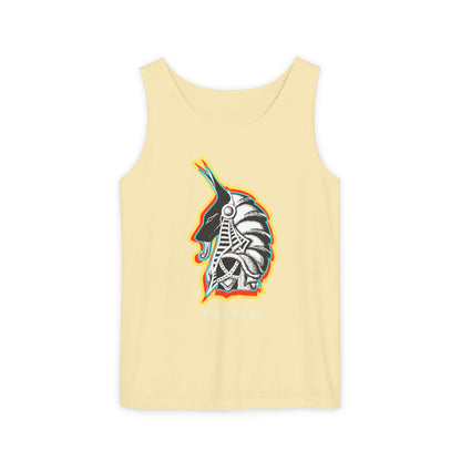 Unisex Garment-Dyed Tank Top with Vibrant Native American Inspired Design | Bohemian Summer Wear, Casual T-Shirt Alternative, Festival [...]