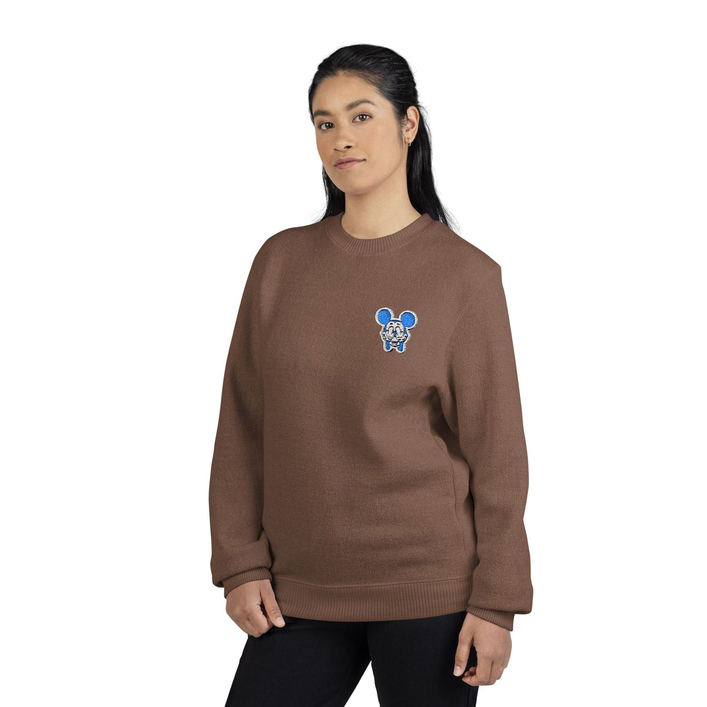 Embroidered Bad Mickey Mouse Sweatshirt