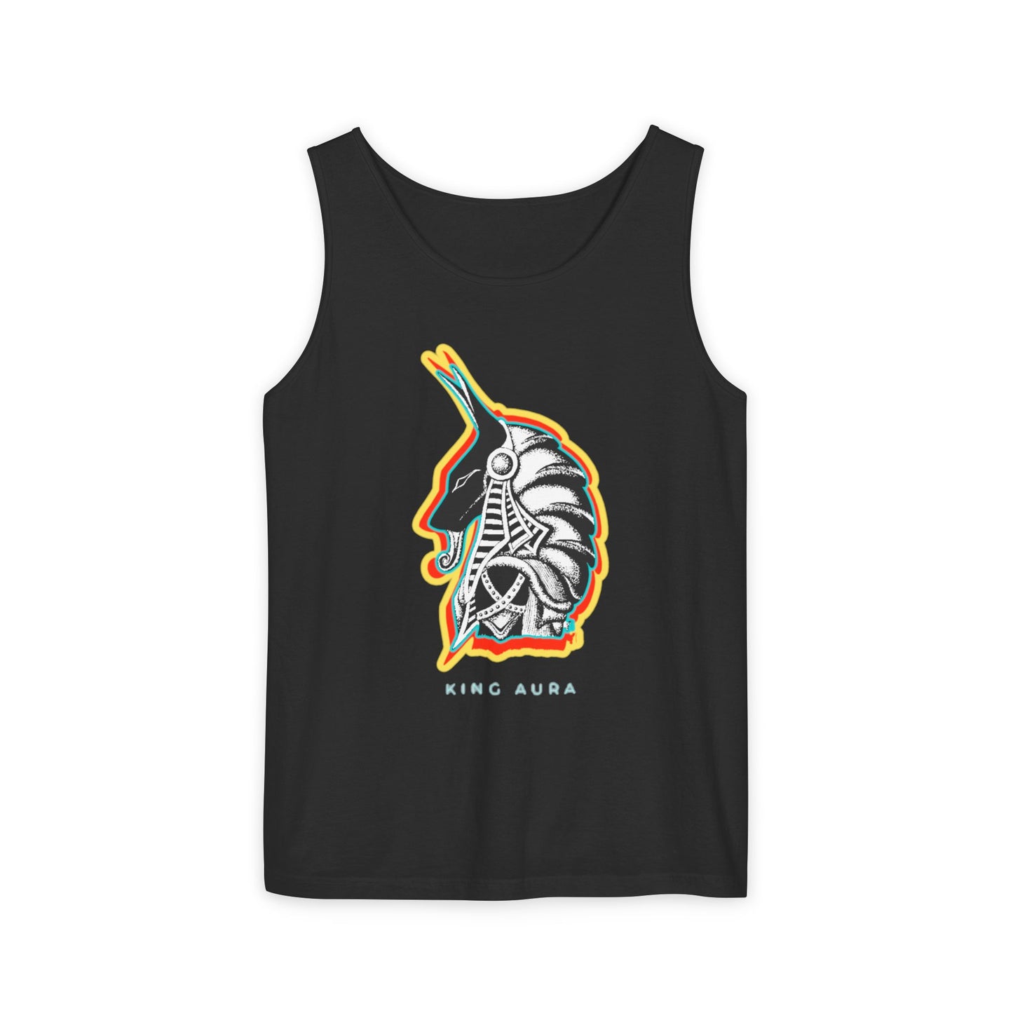 Unisex Garment-Dyed Tank Top with Vibrant Native American Inspired Design | Bohemian Summer Wear, Casual T-Shirt Alternative, Festival [...]