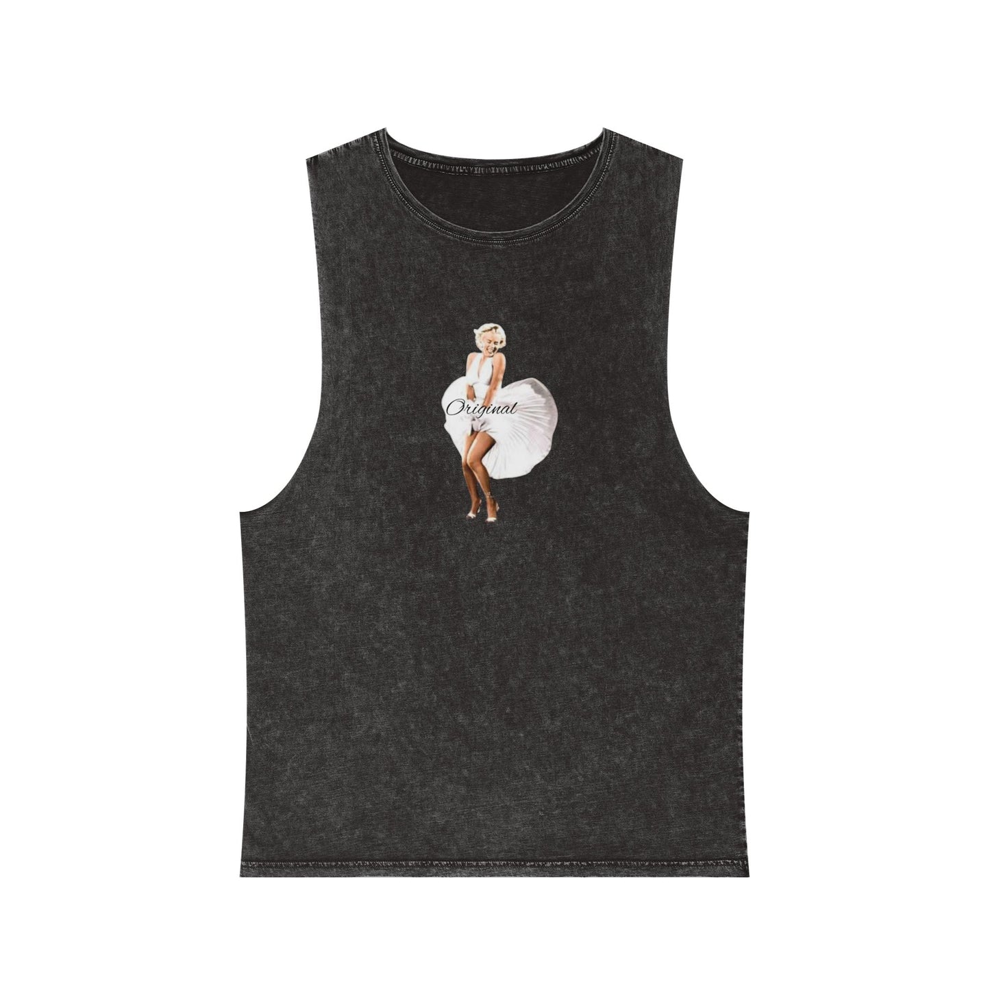 original-taste Vintage Marilyn Monroe Tank Top, Unisex Stonewash Tee, Retro Gift, Summer Wear, Unique Fashion