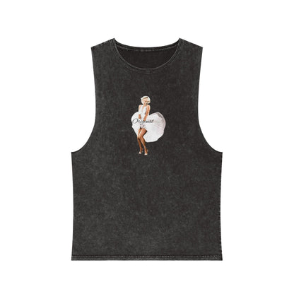 original-taste Vintage Marilyn Monroe Tank Top, Unisex Stonewash Tee, Retro Gift, Summer Wear, Unique Fashion