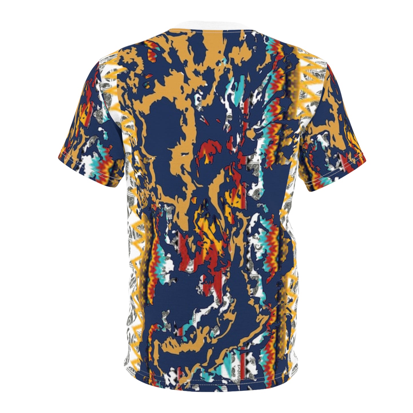 Bohemian Graphic Tee, Unique Art T-Shirt, Unisex AOP Shirt, Festival Top, Colorful Casual Wear, Gift for Friends